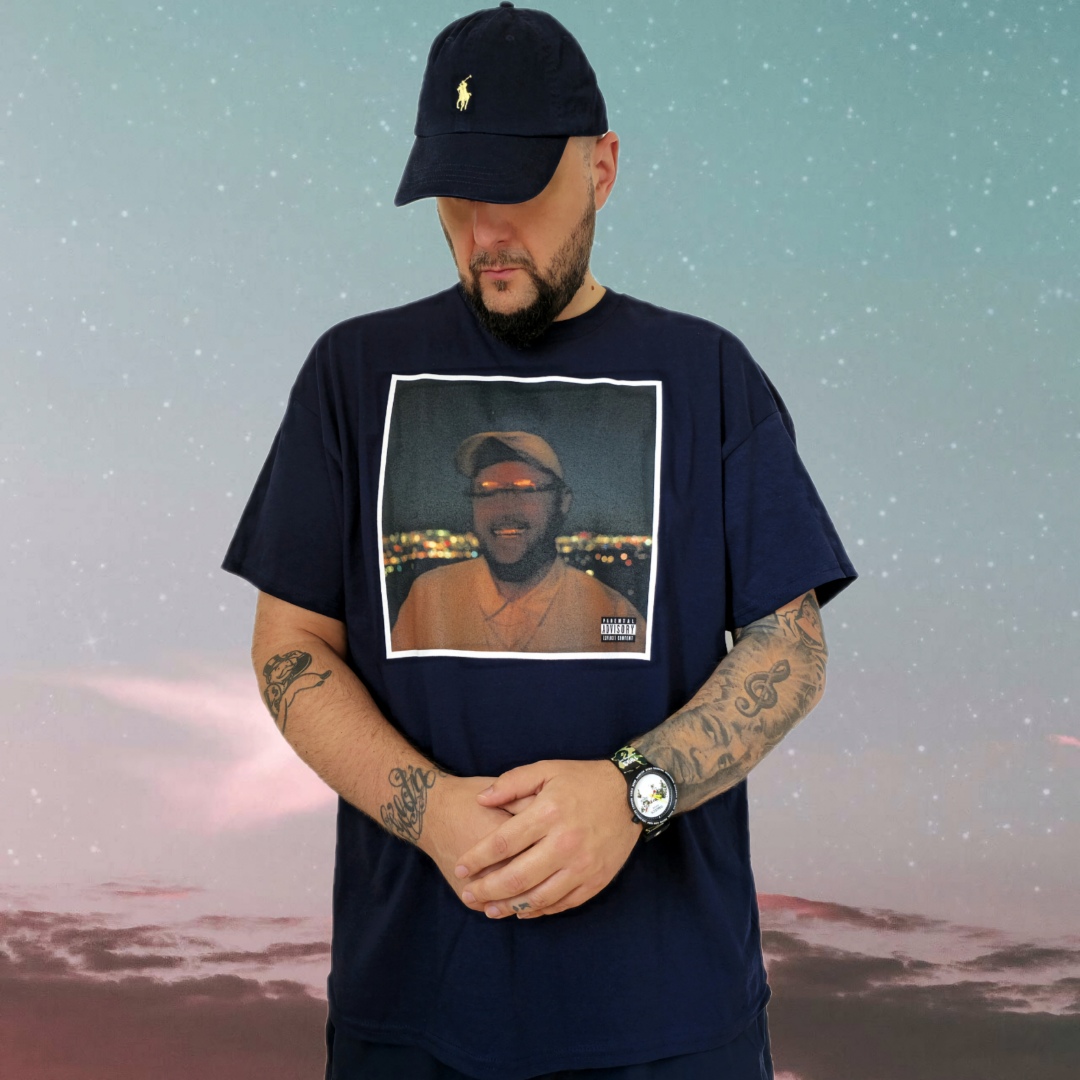 Brenk Sinatra Midnite Ride III - BLURRY FACE Shirt - Navy