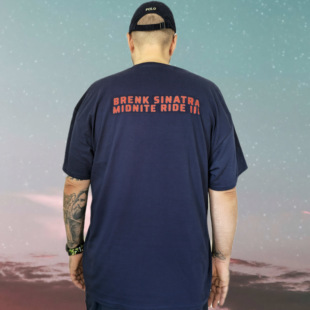 Brenk Sinatra Midnite Ride III - BLURRY FACE Shirt - Navy