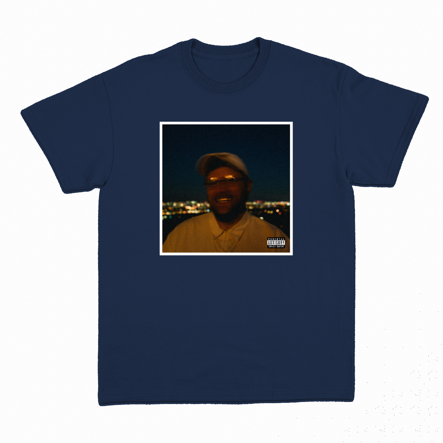 Brenk Sinatra Midnite Ride III - BLURRY FACE Shirt - Navy