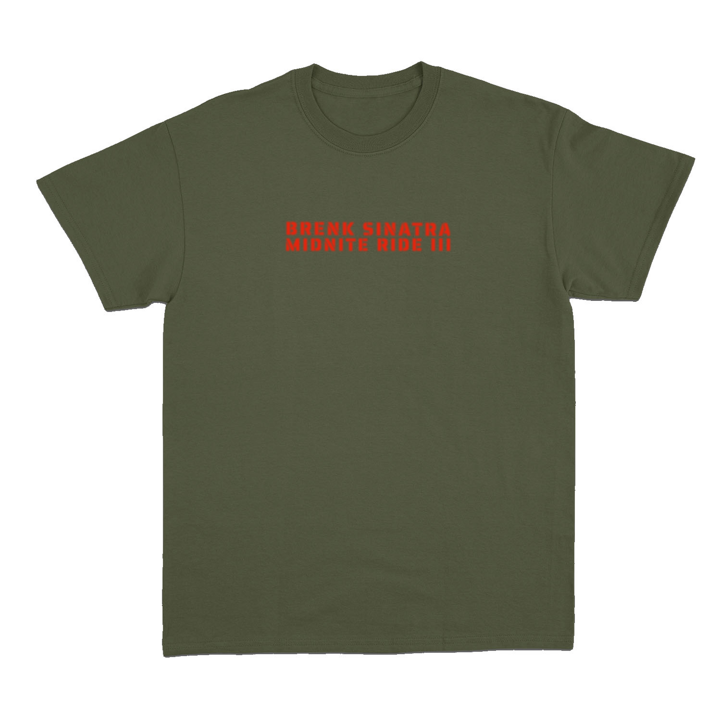 Brenk Sinatra Midnite Ride III - FONT Shirt - Army Green